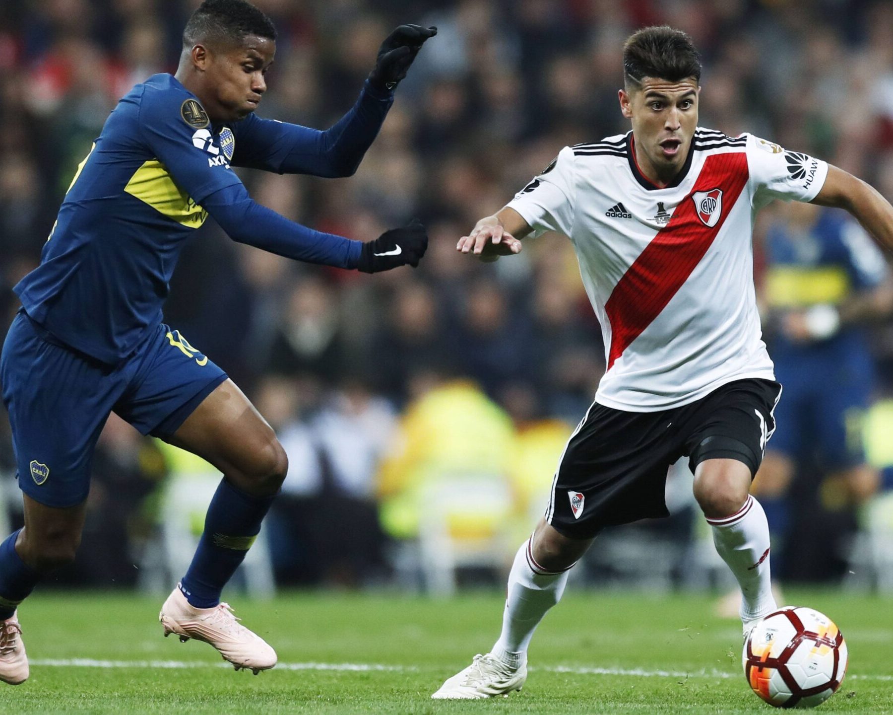 Wilmar Barrios Boca Exequiel Palacios River DECEMBER 9 2018 Football Soccer Copa Libert